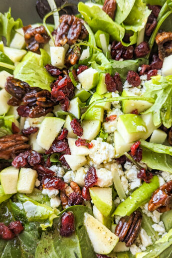 Apple Gorgonzola Salad with Champagne Vinaigrette