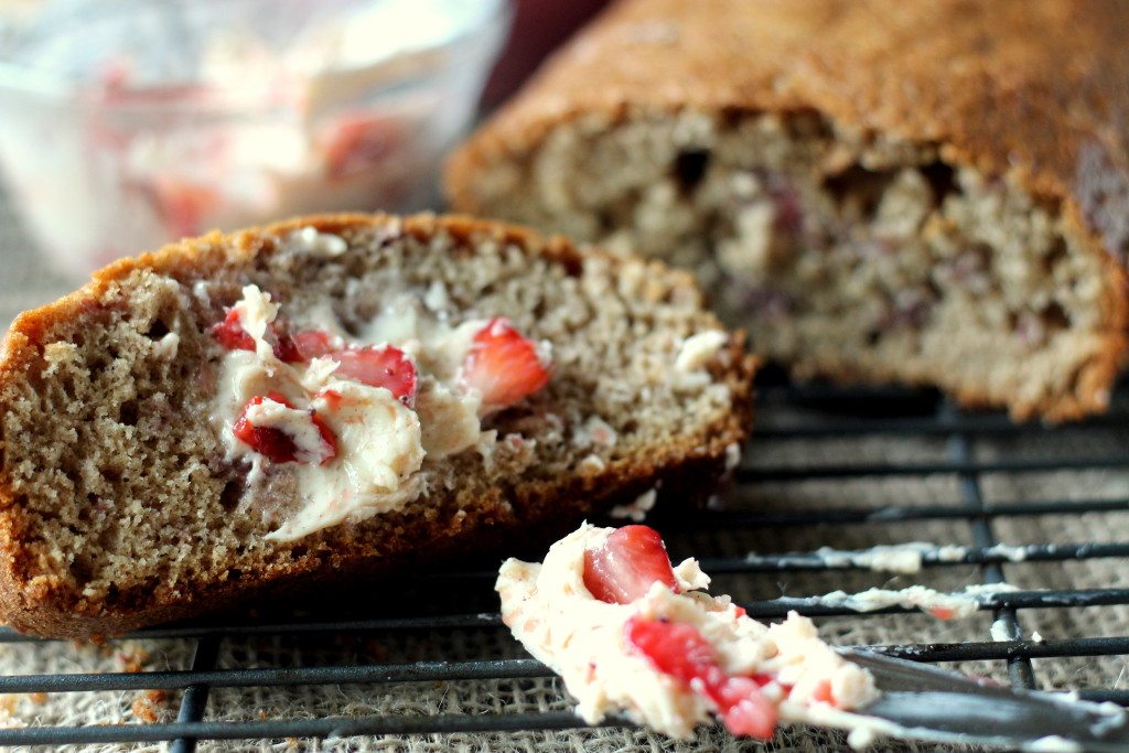 Strawberry Bread with Strawberry Cinnamon Butter 9