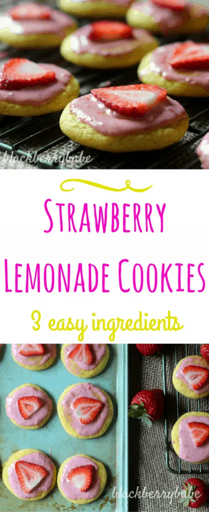 Strawberry Lemonade Cookies Pinterest