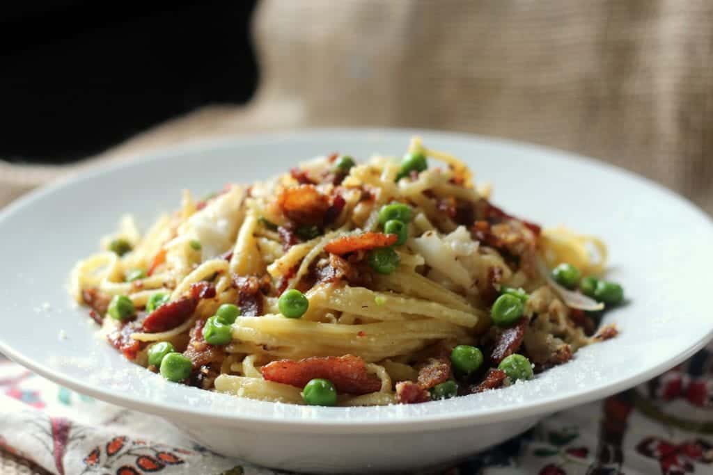 Crab Linguine Carbonara 4