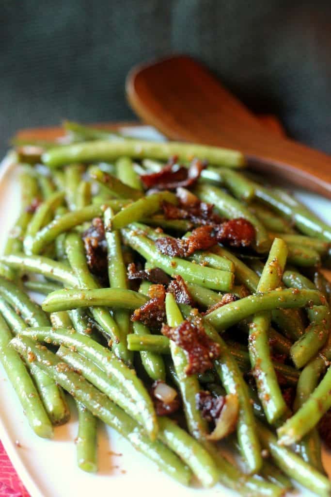 green beans with bacon
