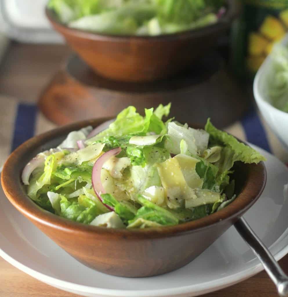 Italian House Salad | Italian Side Dishes | Salad with Artichokes 