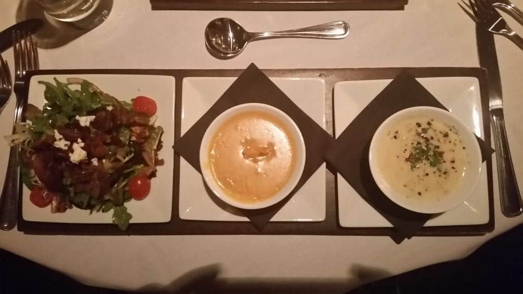 Soup and Salad Flight from Flight in Memphis