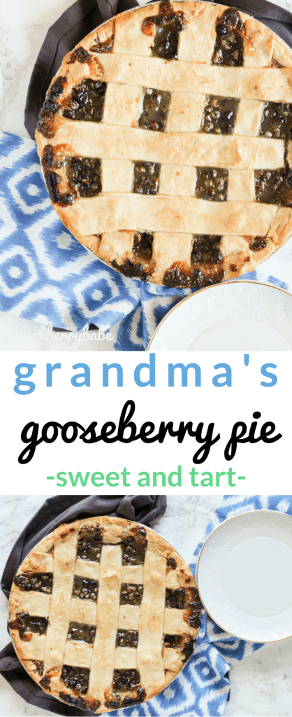 Grandma's Gooseberry Pie Recipe