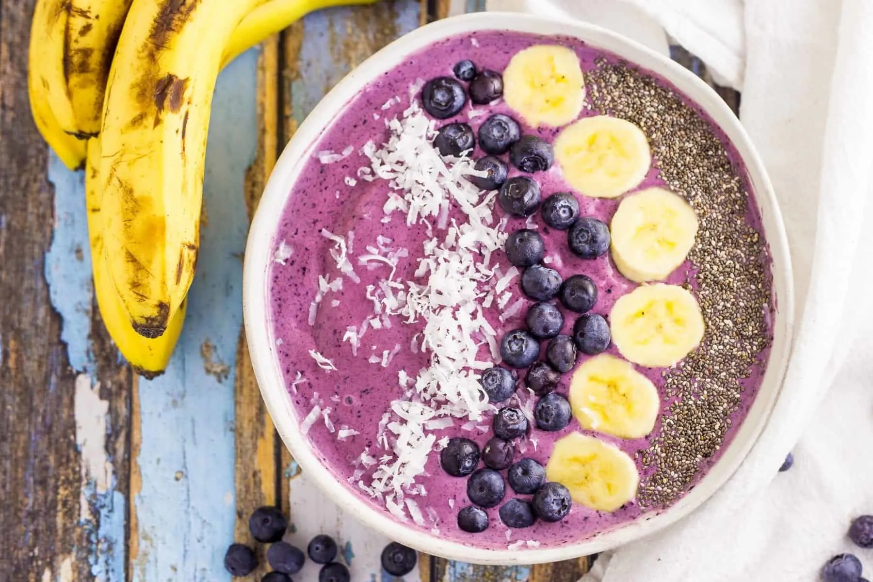 Blueberry Smoothie Bowl   Recipe by Blackberry Babe