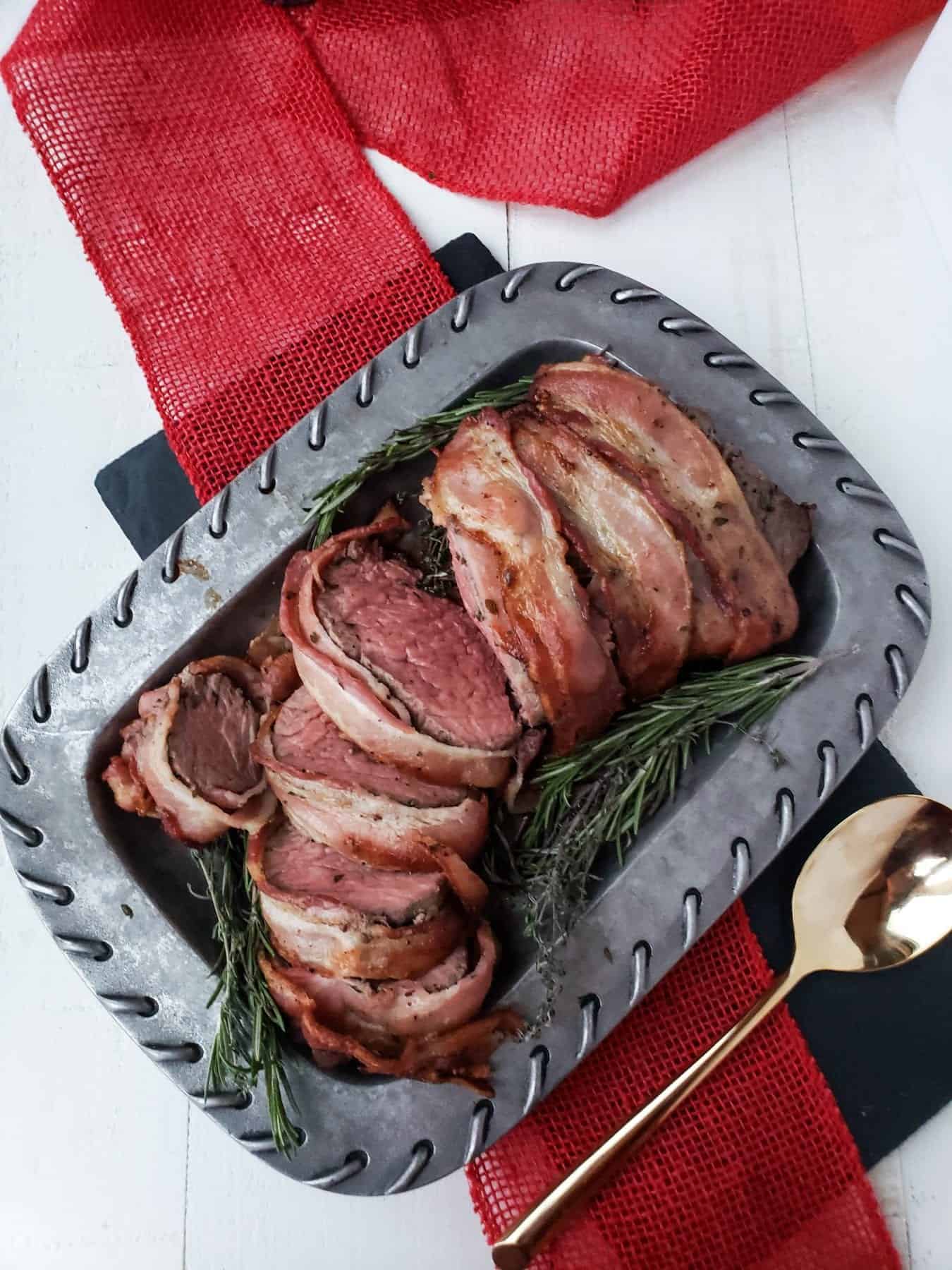 Bacon Wrapped Beef Tenderloin (Oven, Grill, Smoker) - Blackberry Babe
