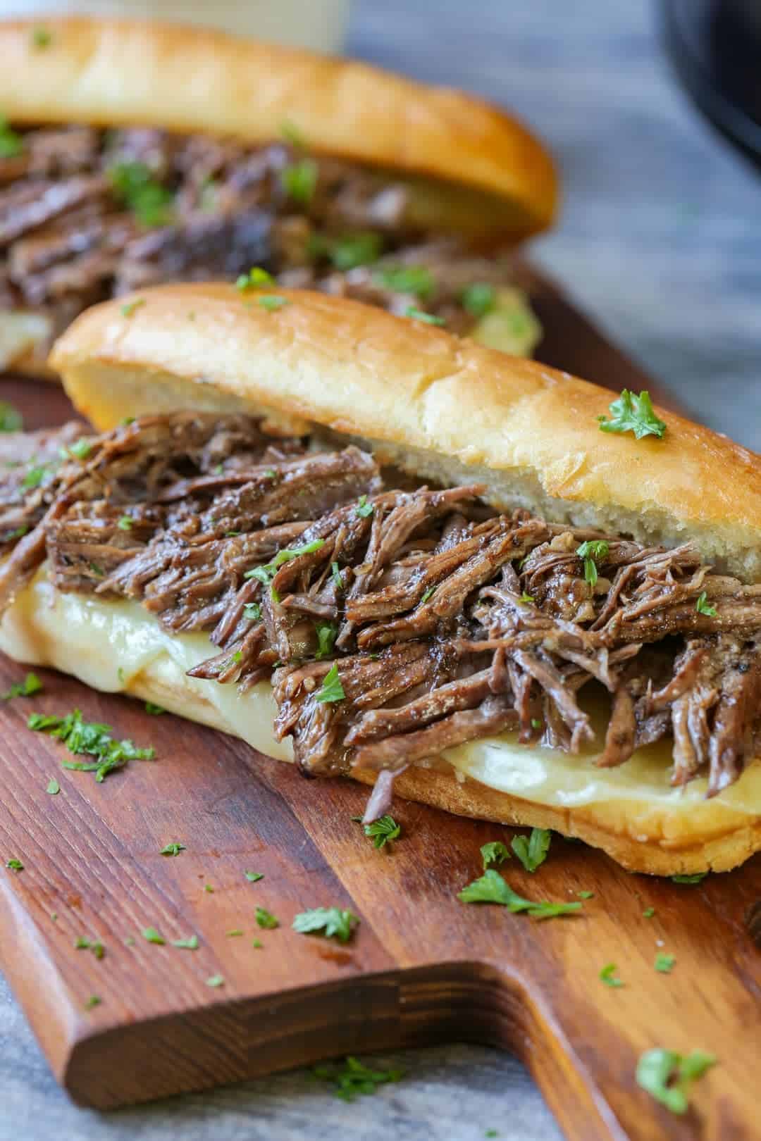 Slow Cooker Pulled Beef   Recipe By Blackberry Babe