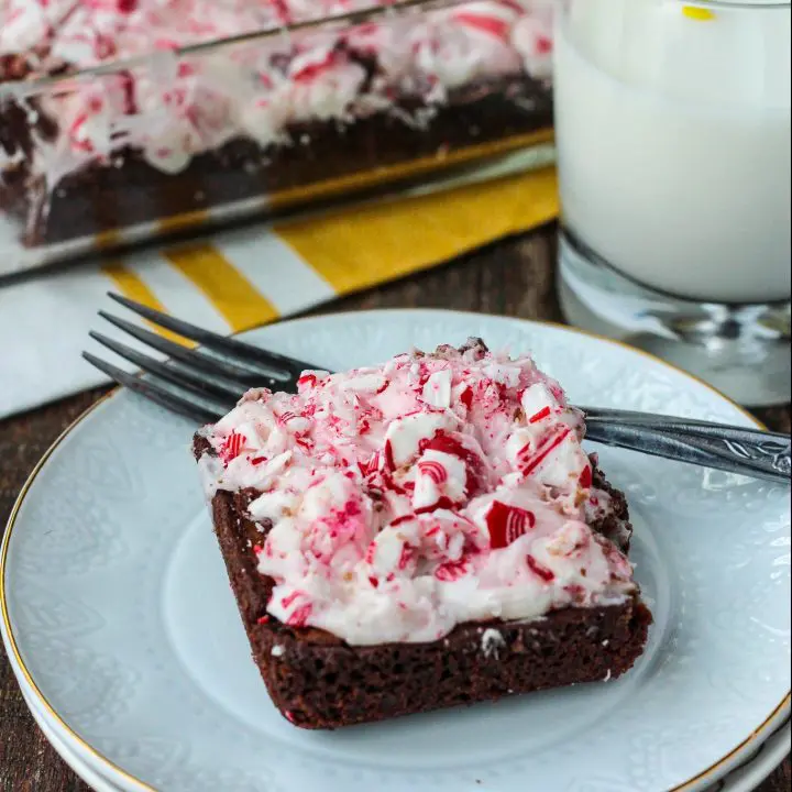 Cream Cheese Peppermint Brownies