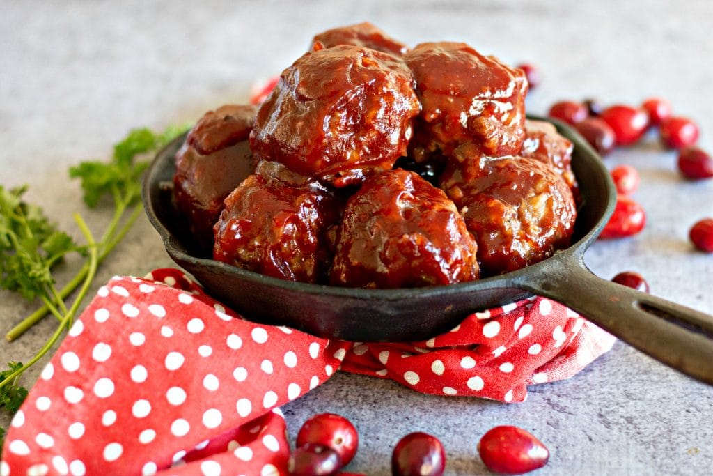 Cranberry Barbecue Meatballs