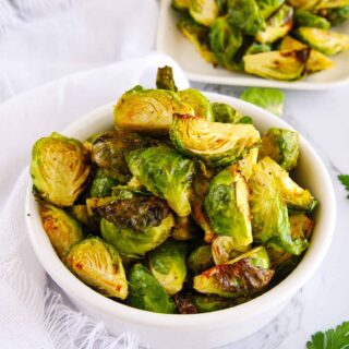 Air Fryer Brussels Sprouts | Crispy Brussels Sprouts