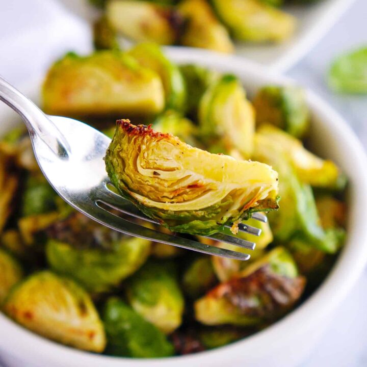 Air Fryer Brussels Sprouts | Crispy Brussels Sprouts