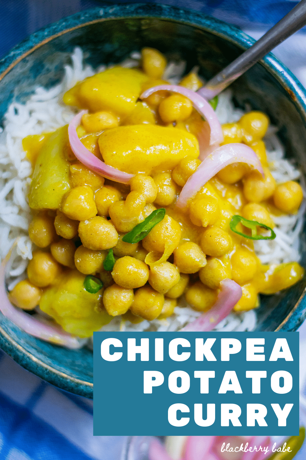 Easy Chickpea Potato Curry - Recipe by Blackberry Babe