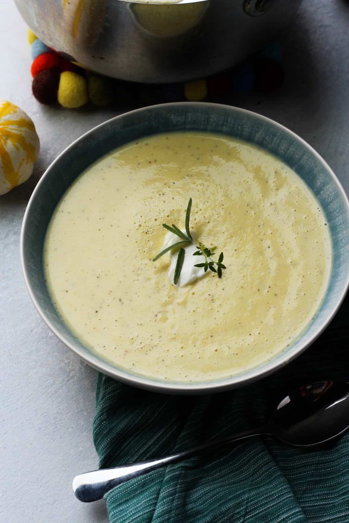 Creamy Yellow Squash Soup Recipe by Blackberry Babe