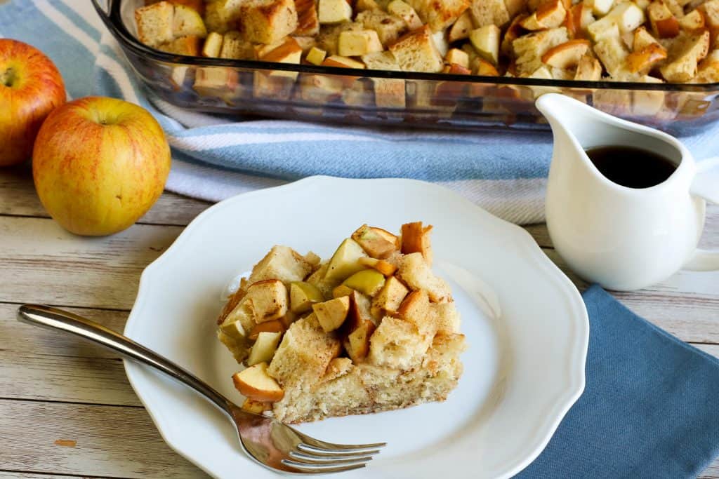 Apple Brioche French Toast Casserole