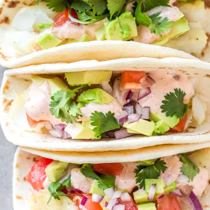 Baked Baja Fish Tacos Recipe