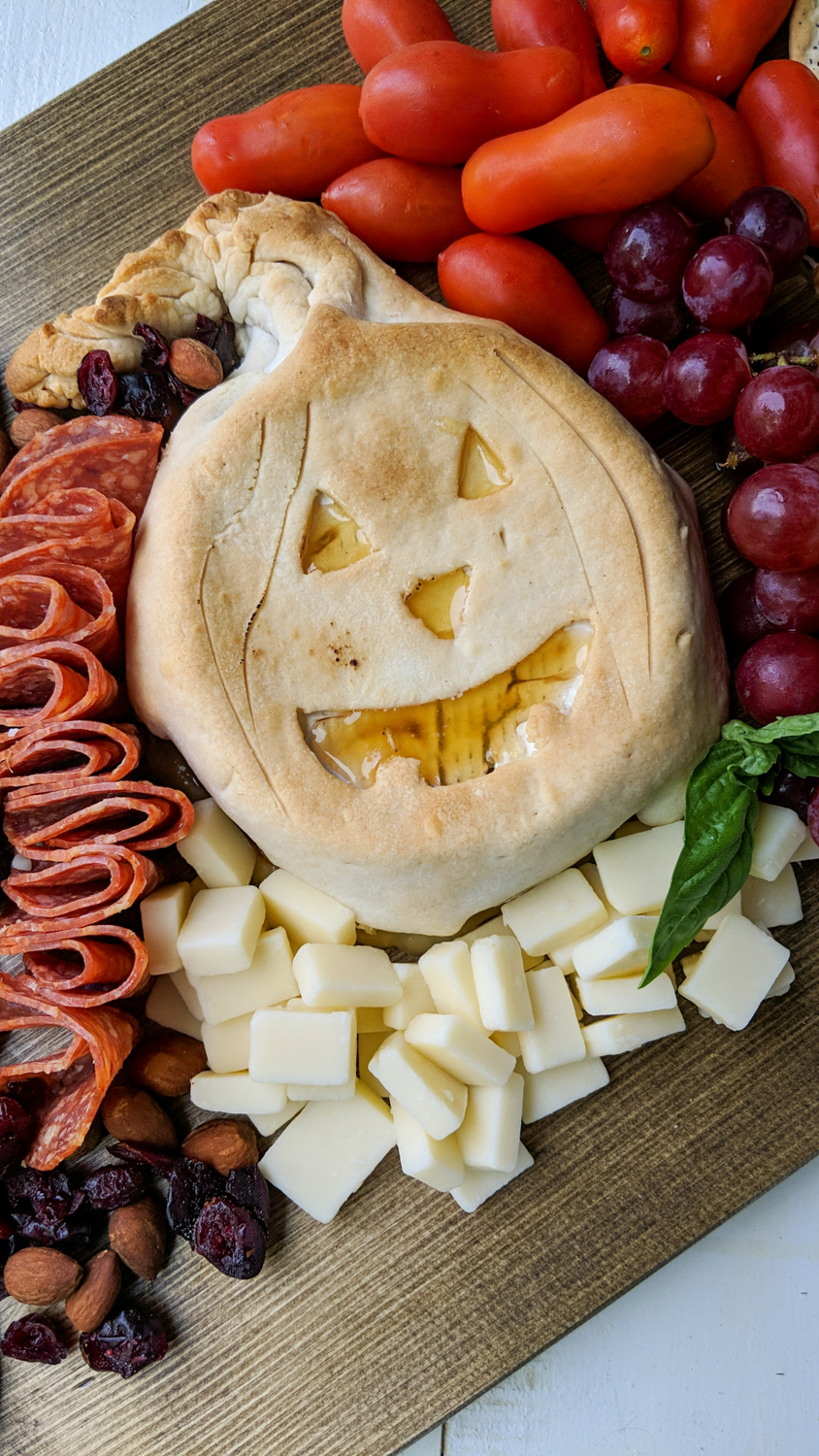 Halloween Baked Brie Snack Board