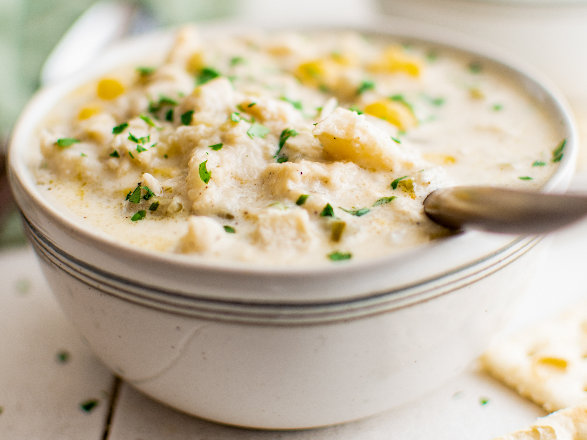 Creamy Crab Soup with Potatoes and Corn (Easy Recipe)