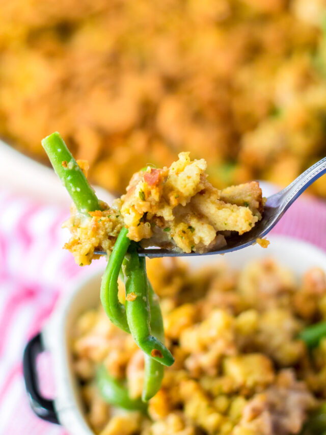 The Ultimate Southern Green Bean Casserole - Blackberry Babe