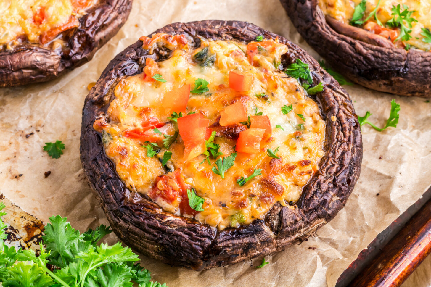 The Best Stuffed Portobello Mushrooms (Baked Recipe)