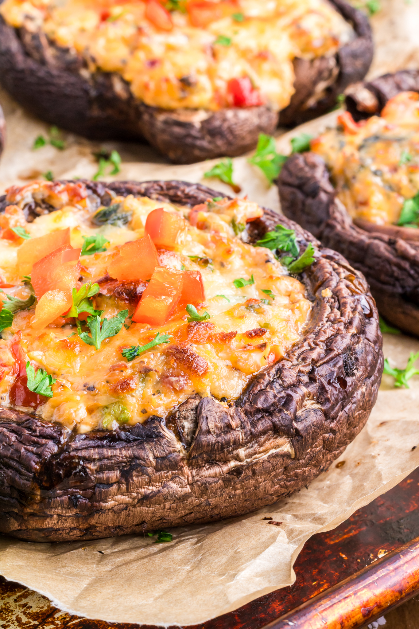 Stuffed Portobello Mushrooms Paleo Stuffed Portabella Mushrooms