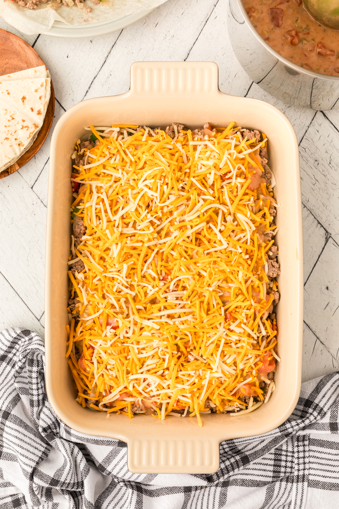 Easy King Ranch Beef Casserole (Texas Favorite) - Recipe by Blackberry Babe