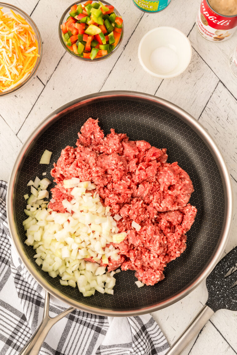 Easy King Ranch Beef Casserole (Texas Favorite) - Recipe by Blackberry Babe