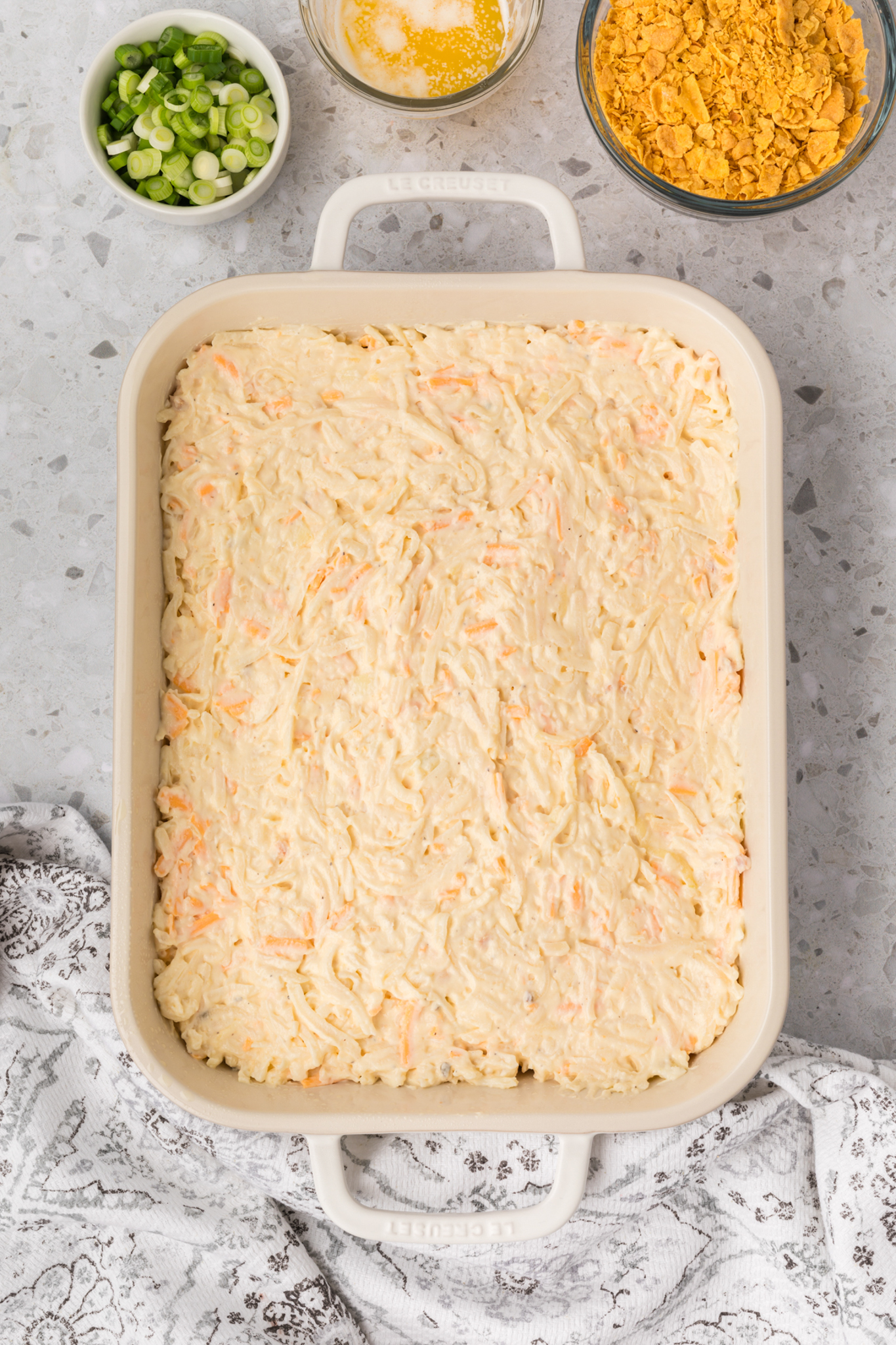 Cheesy Funeral Potatoes Hash Brown Casserole Recipe By Blackberry Babe