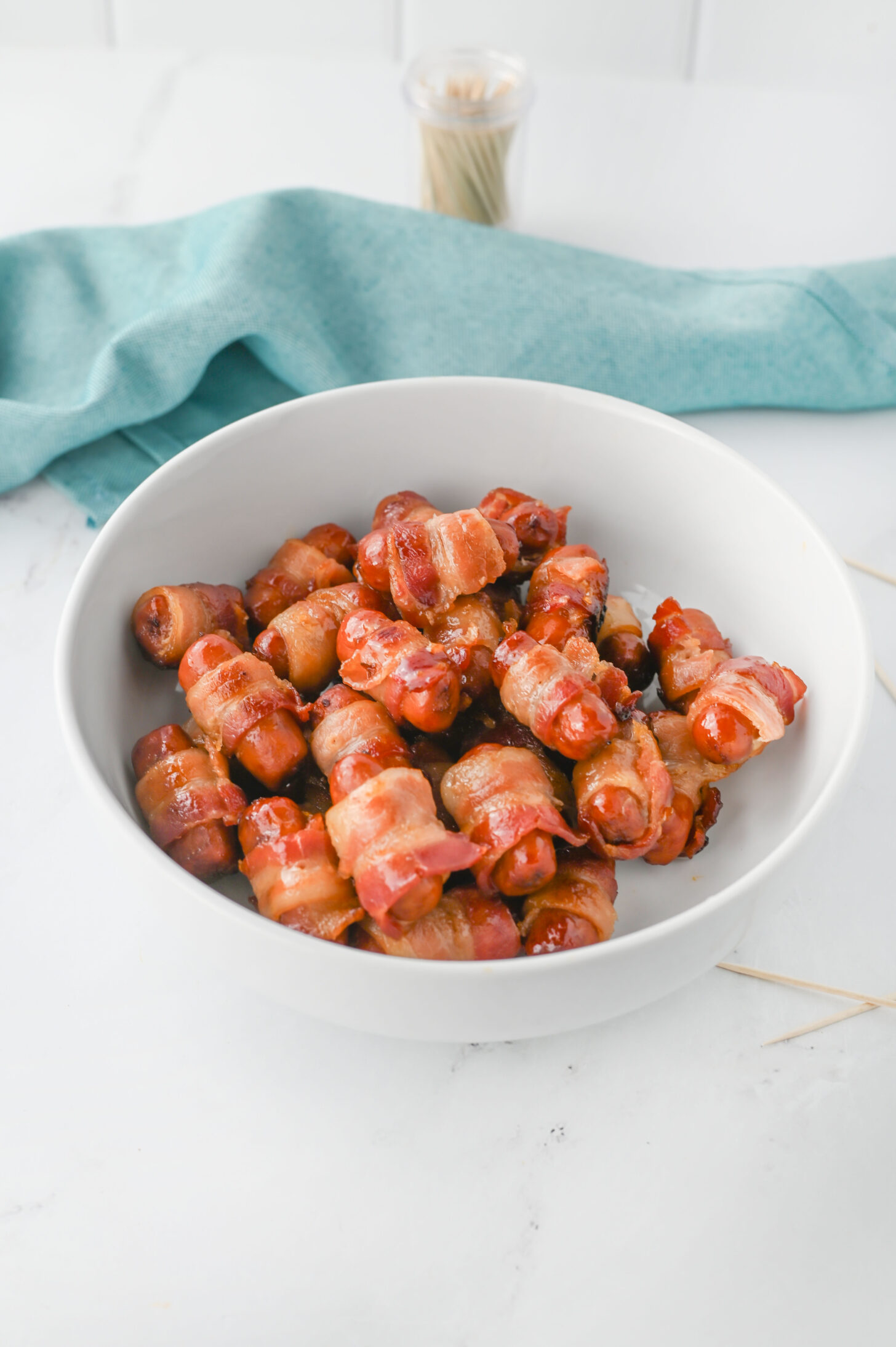 Brown Sugar Bacon Wrapped Little Smokies - Recipe by Blackberry Babe