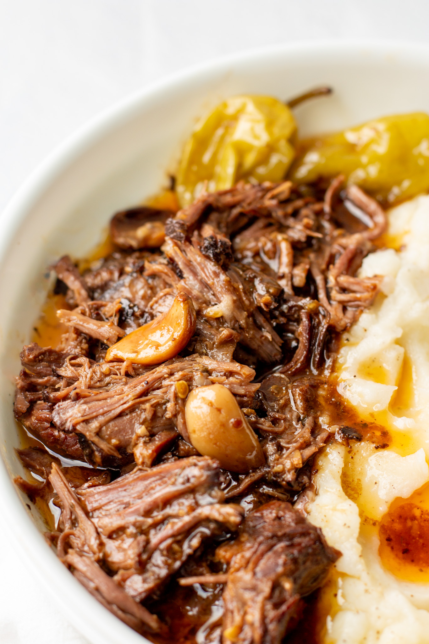 Garlicky Mississippi Pot Roast