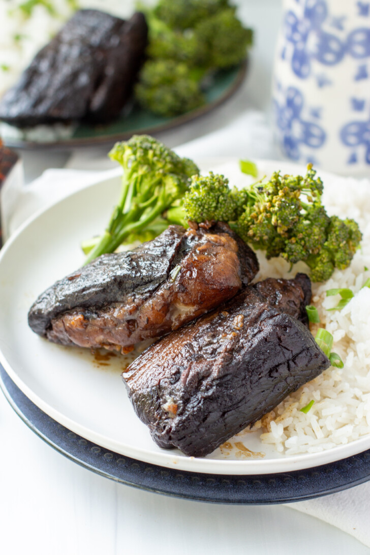 braised short ribs on a plate