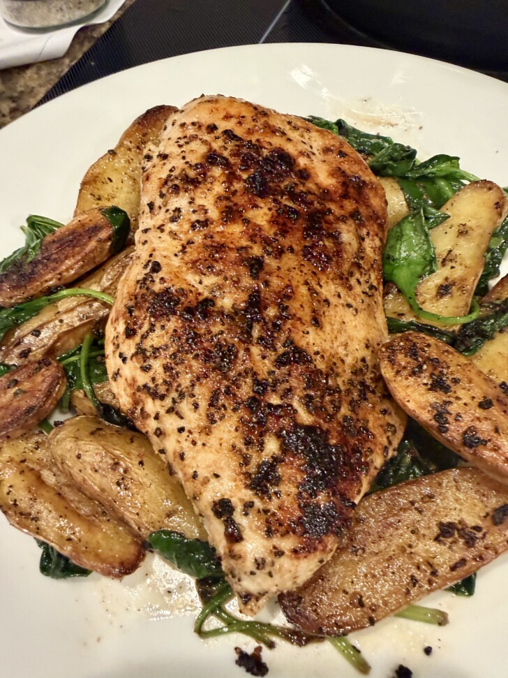 hungryroot lemony chicken meal