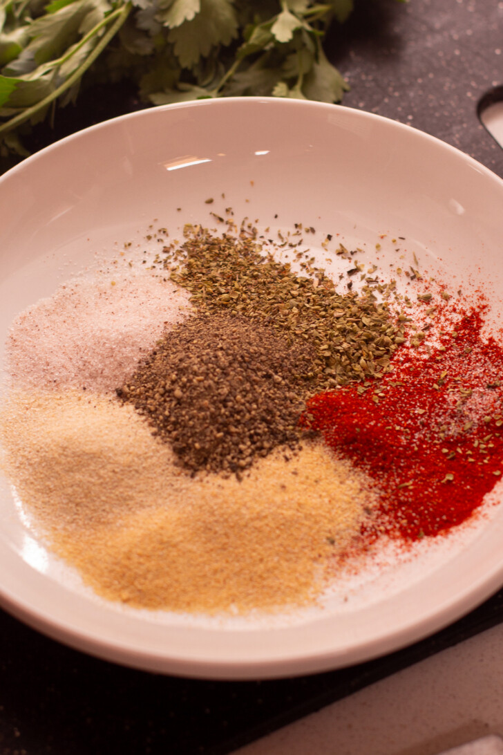 homemade blackened seasoning in a bowl