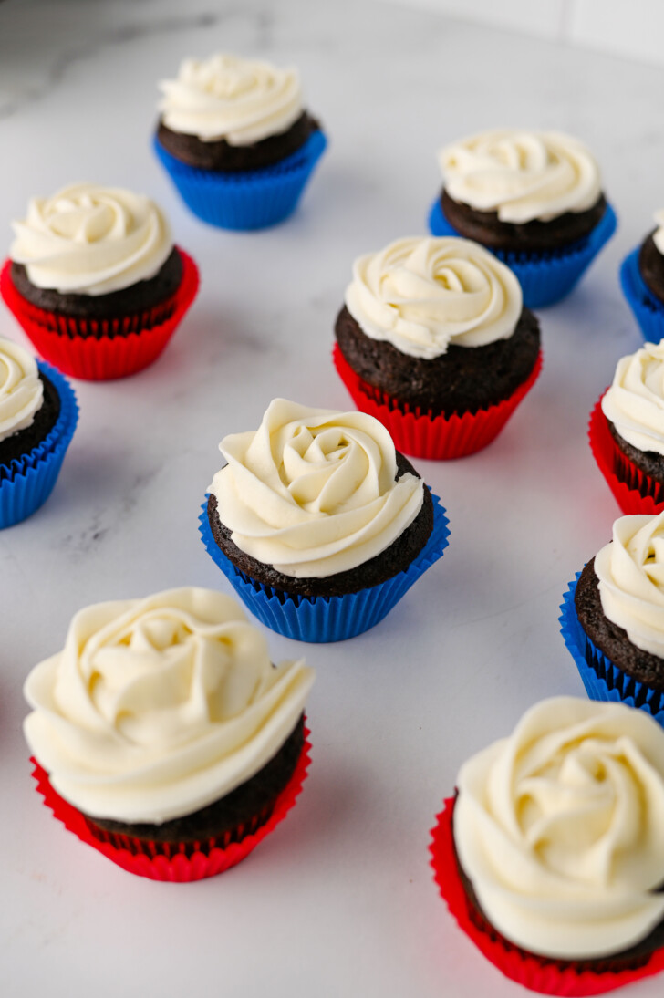frosted cupcakes