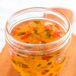 Jalapeno Pepper Jelly in a jar